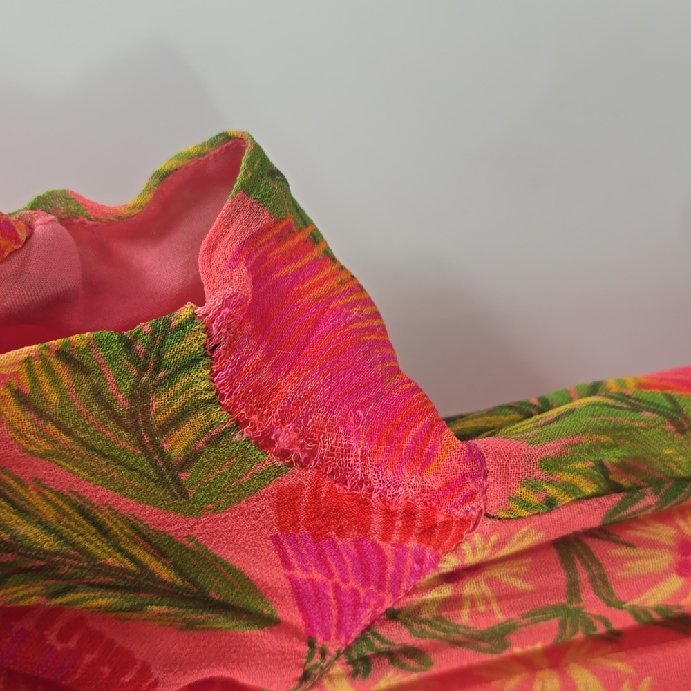 FARM Rio Vibrant Pink and Orange High Low Dress - Picture 5 of 10